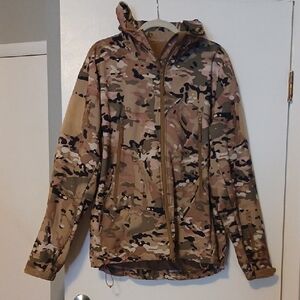 MensCamouflage Hooded Jacket